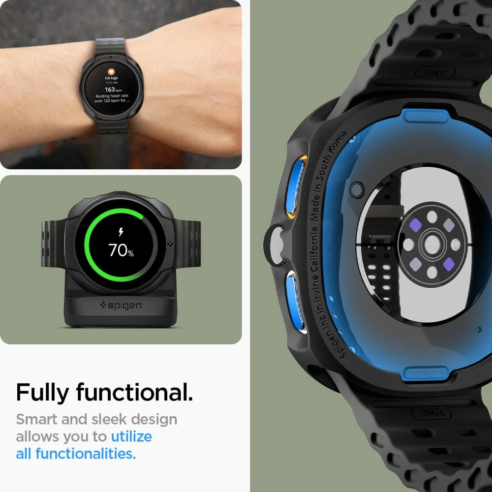 Samsung Galaxy Watch 8 band black SPIGEN LIQUID AIR (44 MM)