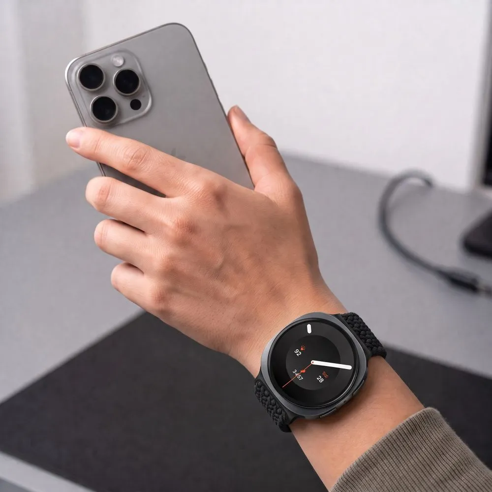 Samsung Galaxy Watch 8 Ремешки для умных часов черный TECH-PROTECT NYLONMAG (40/44/46 MM)