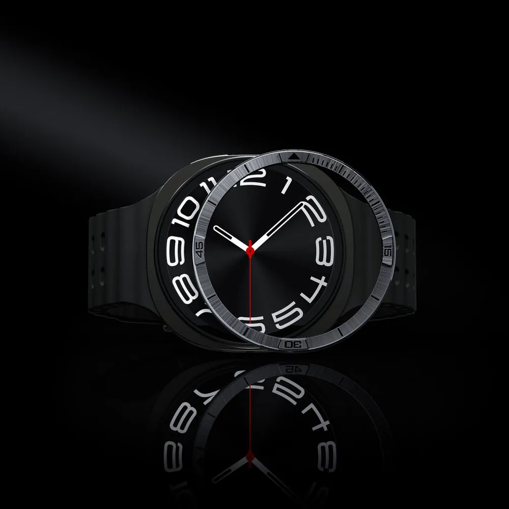 Samsung Galaxy Watch 8 rihm hõbe SPIGEN BEZEL TUNE PILOT (44 MM)