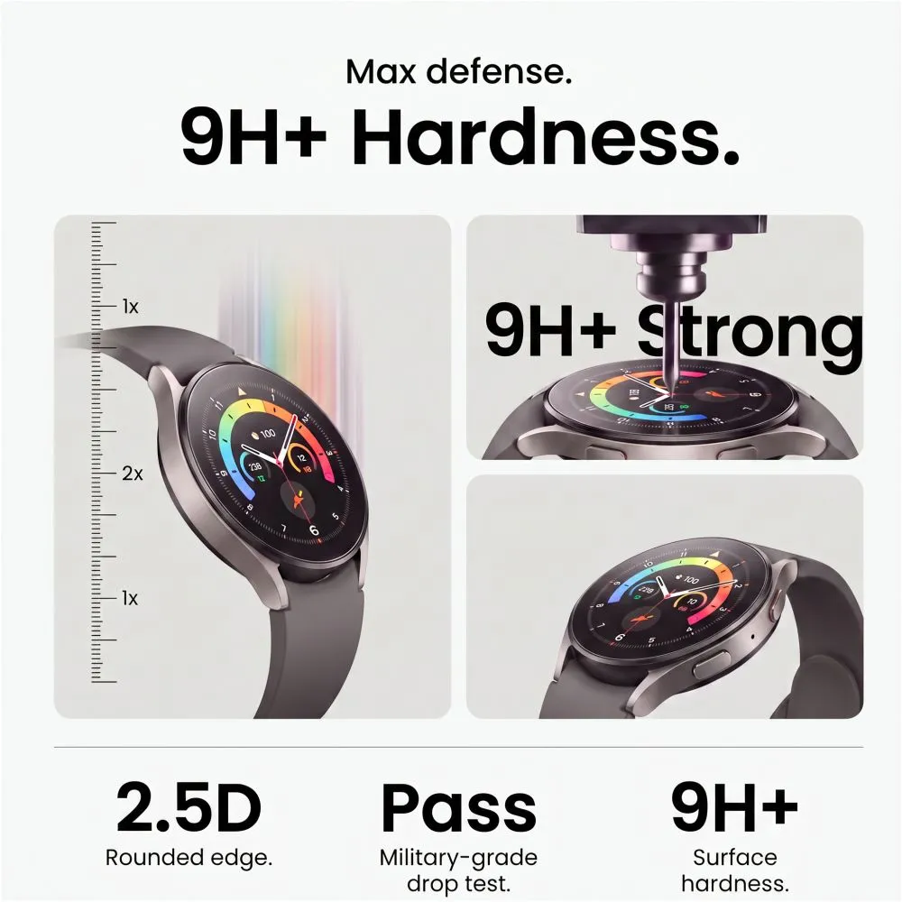 Samsung Galaxy Watch 8 Tempered glass  TECH-PROTECT EASY SET+ 2-PACK (40 MM)