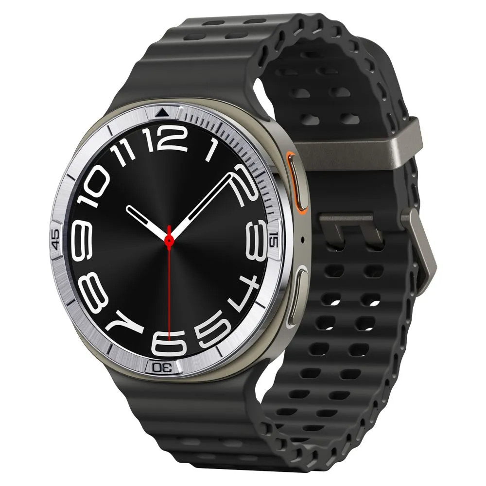 Samsung Galaxy Watch 8 skal, fodral silver SPIGEN BEZEL TUNE PILOT (44 MM)