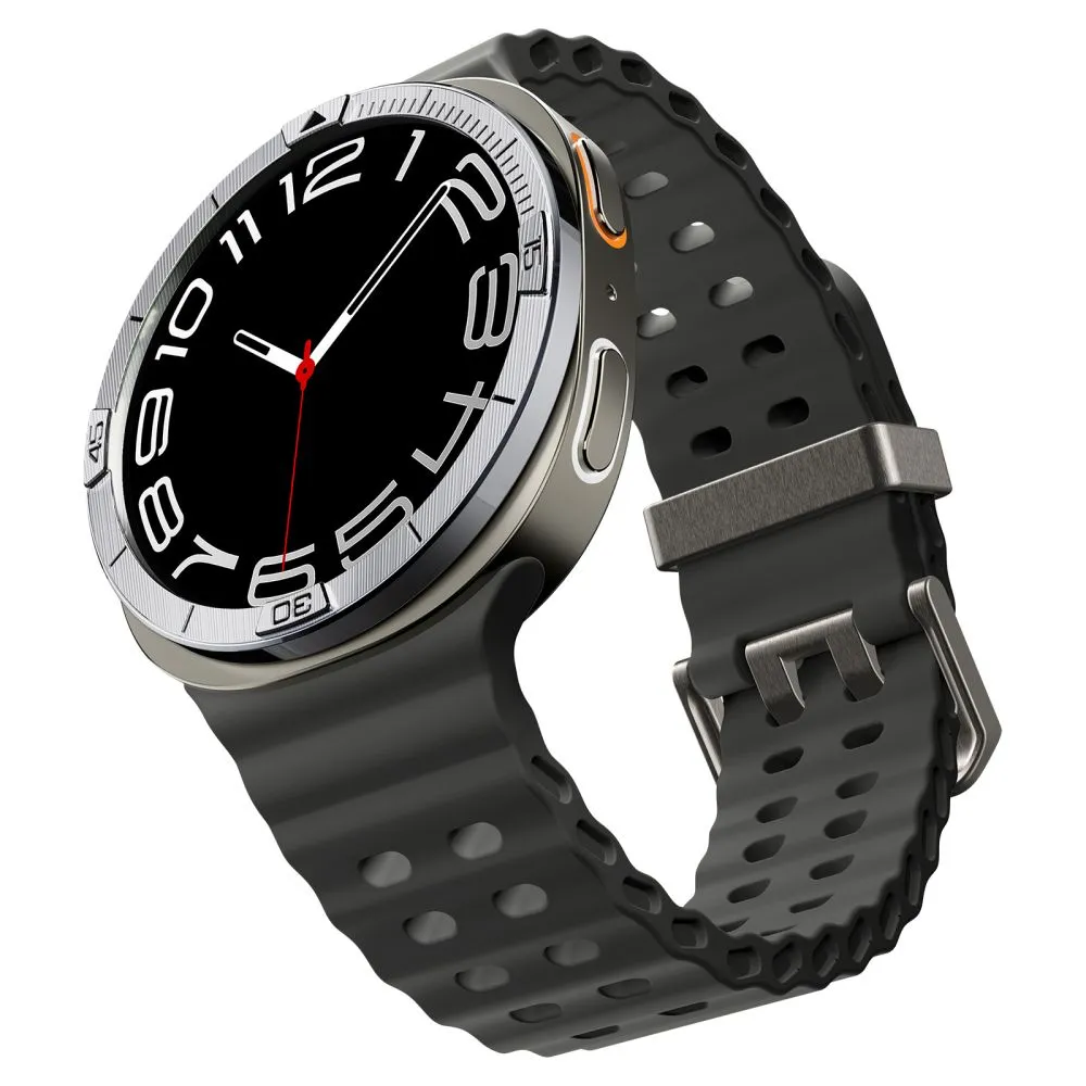 Samsung Galaxy Watch 8 skal, fodral silver SPIGEN BEZEL TUNE PILOT (44 MM)