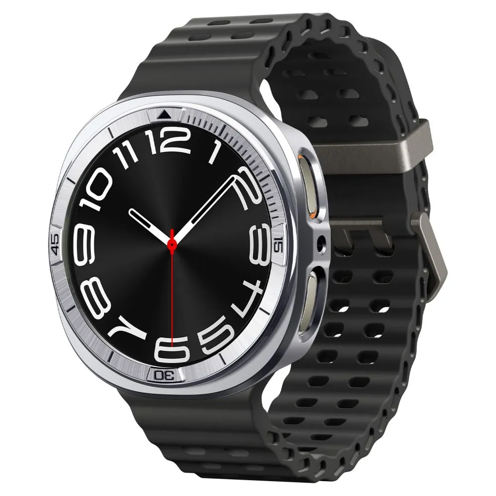 Samsung Galaxy Watch 8 ремень серебристый SPIGEN BEZEL TUNE PRO PILOT (44 MM)