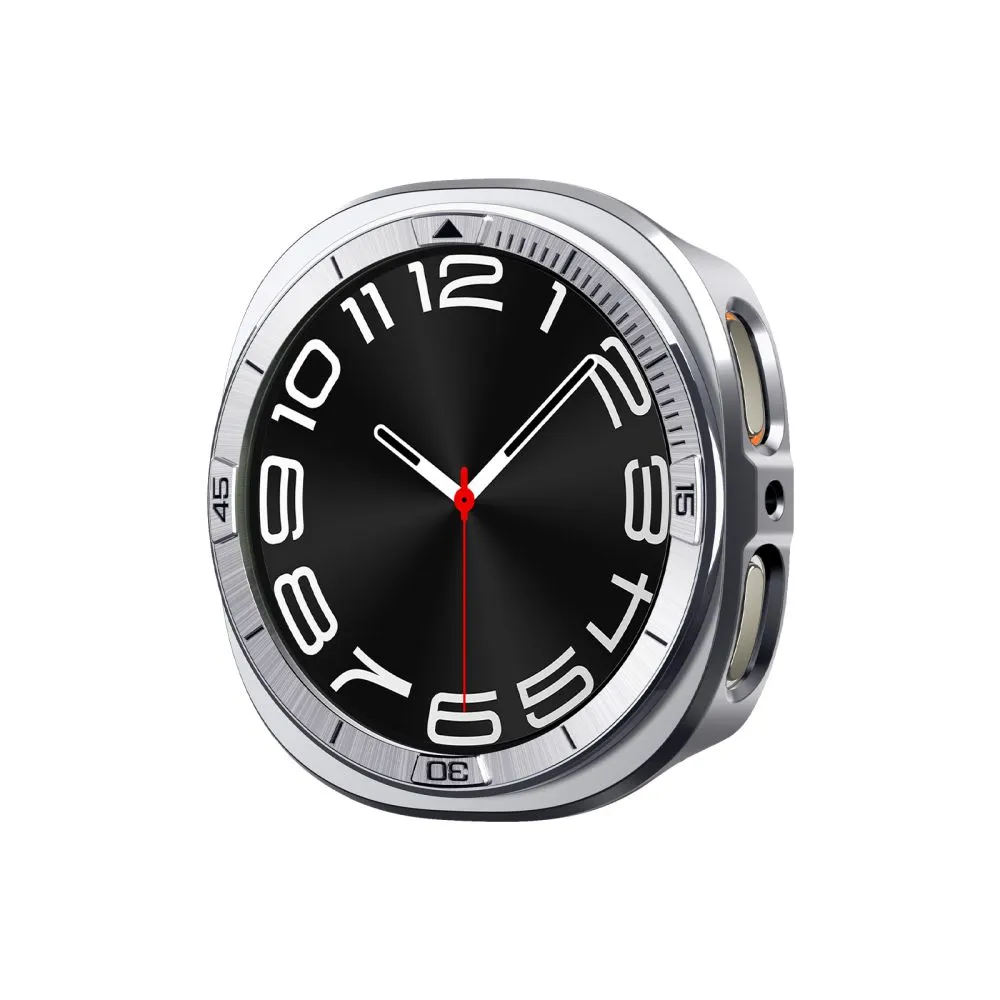Samsung Galaxy Watch 8 ремень серебристый SPIGEN BEZEL TUNE PRO PILOT (44 MM)