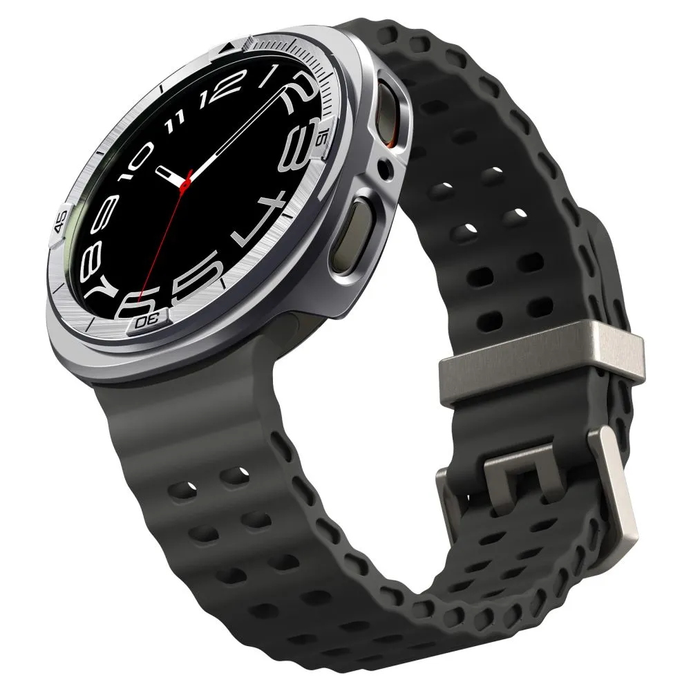 Samsung Galaxy Watch 8 ремень серебристый SPIGEN BEZEL TUNE PRO PILOT (44 MM)