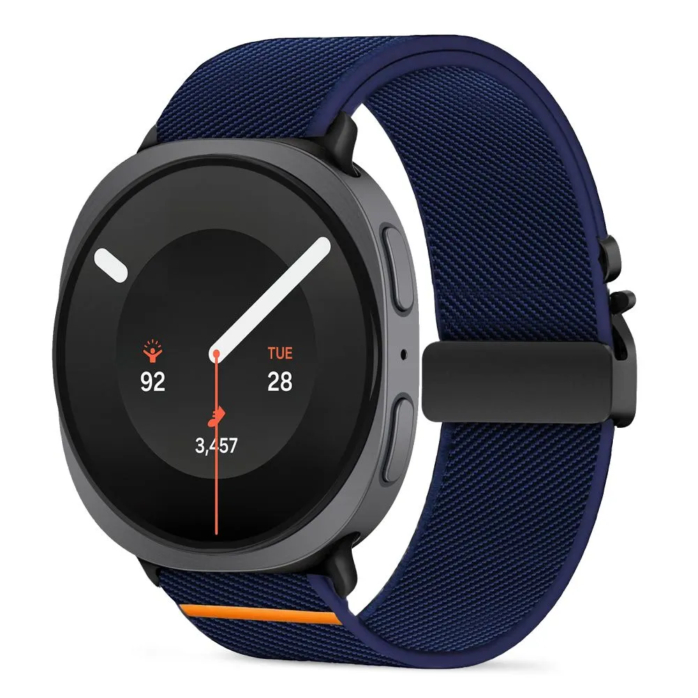 Samsung Galaxy Watch 8 Nutikellade rihmad valge TECH-PROTECT NYLON CLASP (40/44/46 MM)