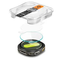 Samsung Galaxy Watch 8 skärmskydd  SPIGEN GLAS.TR ”EZ-FIT” 2-PACK (40 MM)