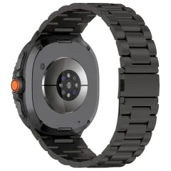 Samsung Galaxy Watch 8 telefoni ümbris must TECH-PROTECT STAINLESS (40/44/46 MM)