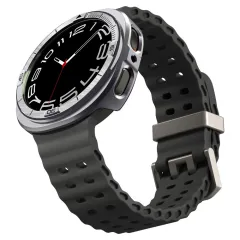Samsung Galaxy Watch 8 ремень серебристый SPIGEN BEZEL TUNE PRO PILOT (44 MM)