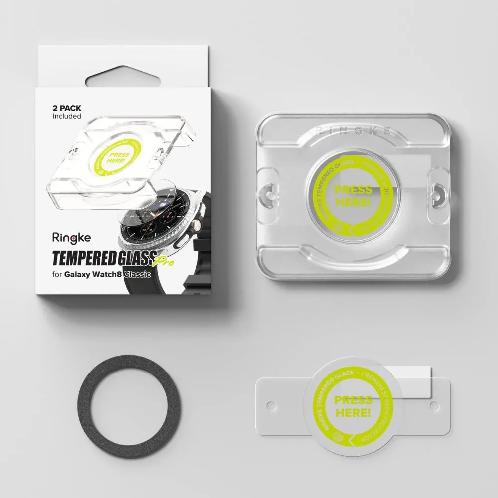 Samsung Galaxy Watch 8 Classic näytönsuojalasi  RINGKE TEMPERED GLASS PRO 2-PACK (46 MM)