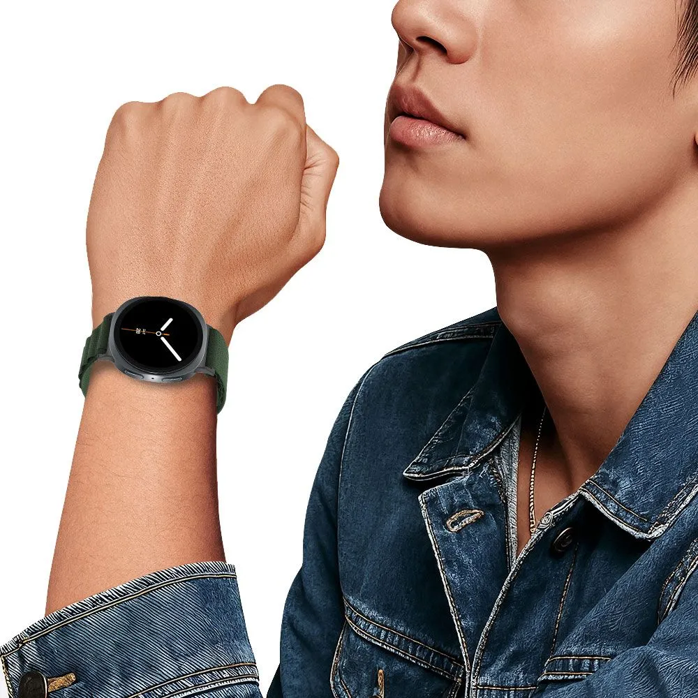 Samsung Galaxy Watch 8 Classic phone case green TECH-PROTECT NYLON PRO (40/44/46 MM)