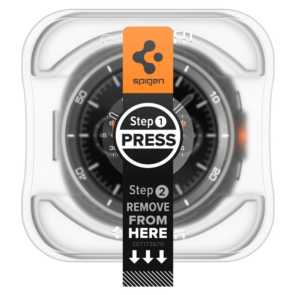 Samsung Galaxy Watch 8 Classic Tempered glass SPIGEN GLAS.TR ”EZ-FIT” 2-PACK (46 MM)