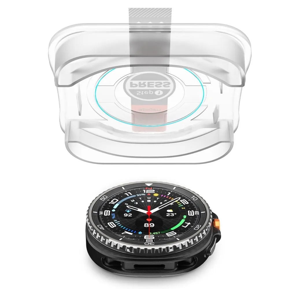 Samsung Galaxy Watch 8 Classic Tempered glass SPIGEN GLAS.TR ”EZ-FIT” 2-PACK (46 MM)