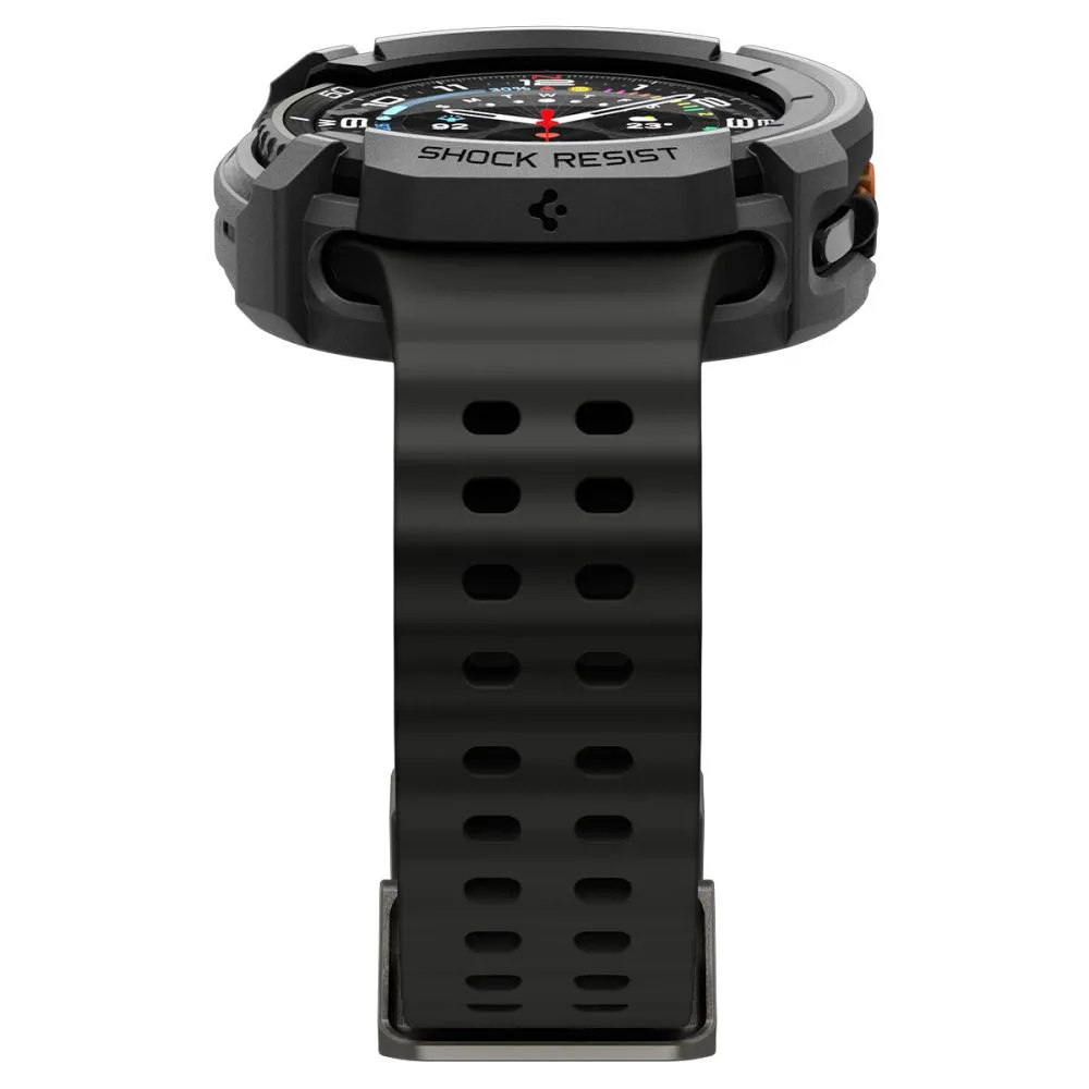 Samsung Galaxy Watch 8 Classic skal, fodral svart SPIGEN RUGGED ARMOR (46 MM)