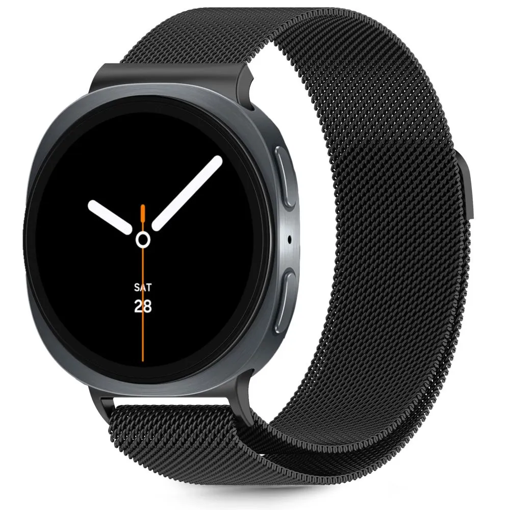 Samsung Galaxy Watch 8 Classic telefoni ümbris must TECH-PROTECT MILANESEBAND (40/44/46 MM)