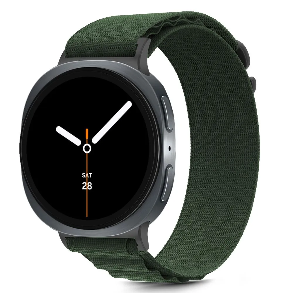 Samsung Galaxy Watch 8 Classic telefoni ümbris roheline TECH-PROTECT NYLON PRO (40/44/46 MM)