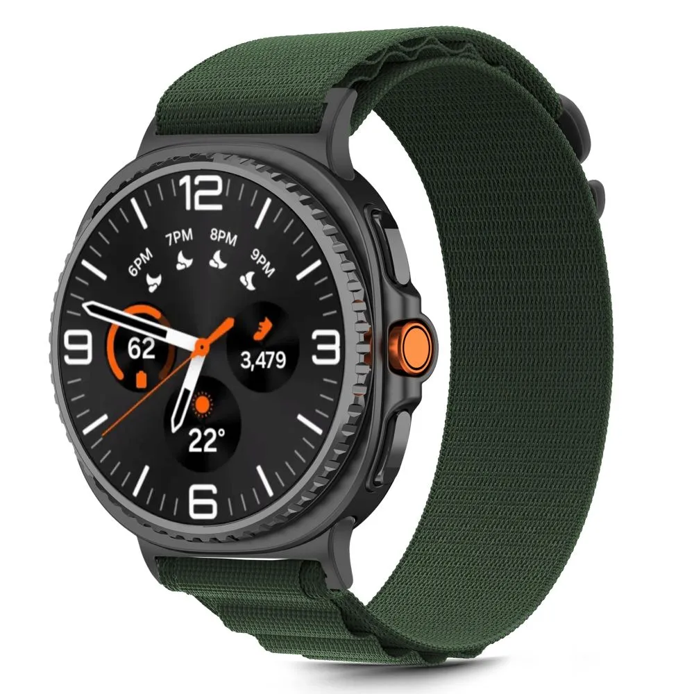 Samsung Galaxy Watch 8 Classic telefoni ümbris roheline TECH-PROTECT NYLON PRO (40/44/46 MM)