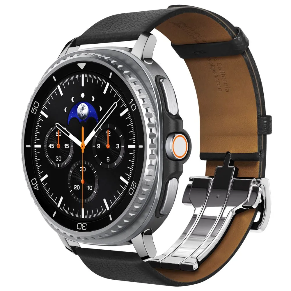 Samsung Galaxy Watch 8 Classic Nutikellade rihmad must SPIGEN ENZO (40 / 44 46 MM)