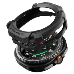 Samsung Galaxy Watch 8 Classic skal, fodral svart SPIGEN RUGGED ARMOR (46 MM)