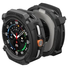 Samsung Galaxy Watch 8 Classic skal, fodral svart SPIGEN RUGGED ARMOR (46 MM)
