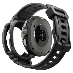 Samsung Galaxy Watch 8 Classic phone case black SPIGEN RUGGED ARMOR ”PRO” (46 MM)
