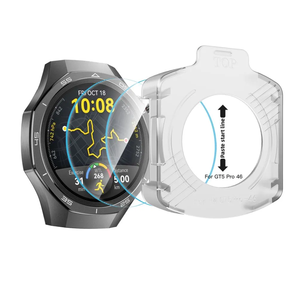 Huawei Watch GT 5 Pro aizsargstikls TECH-PROTECT EASY SET+ 2-PACK (46 MM)