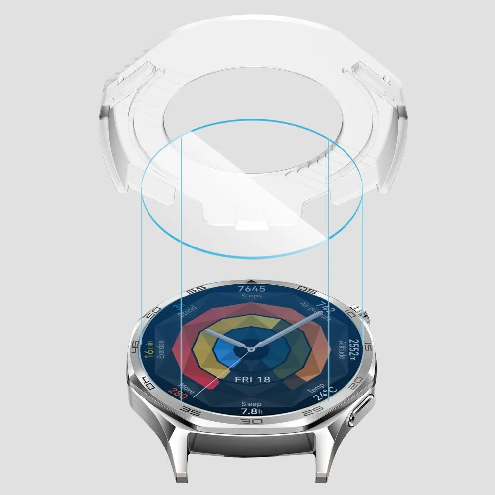 Huawei Watch GT 5 aizsargstikls  TECH-PROTECT EASY SET+ 2-PACK (46 MM)