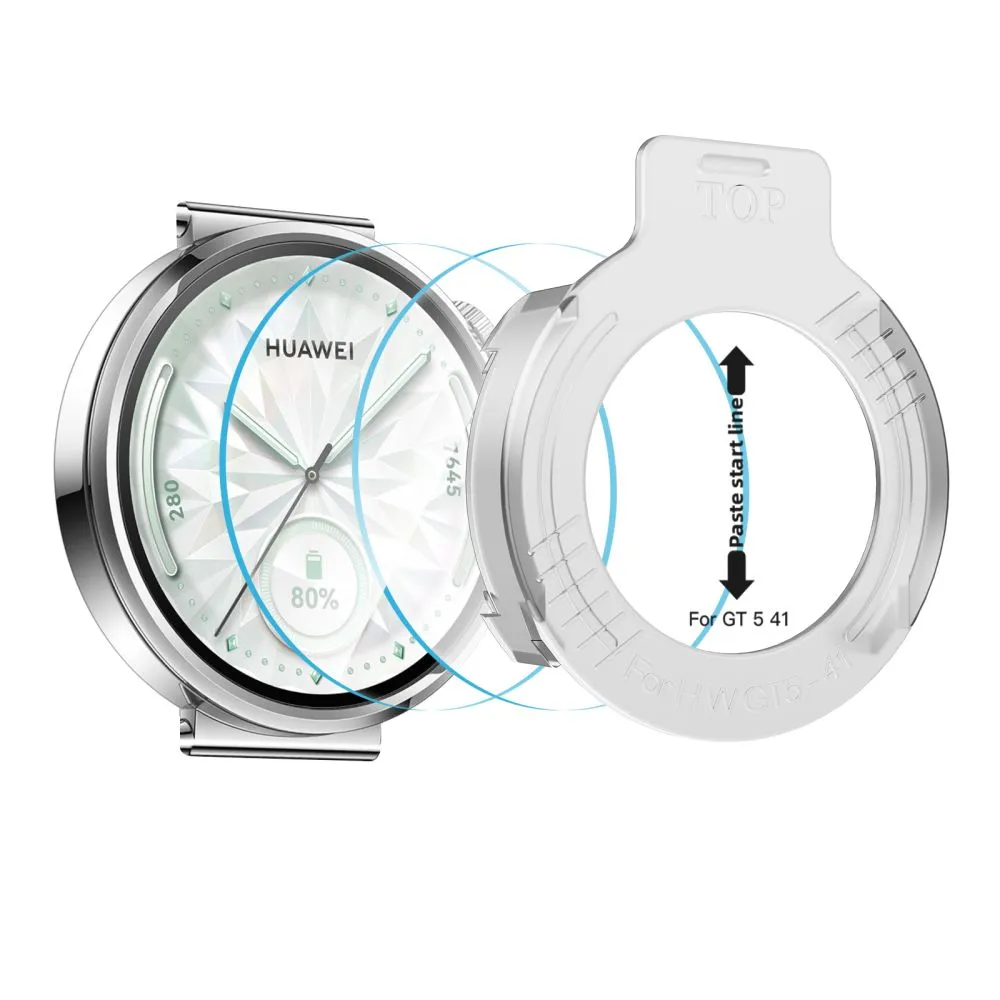 Huawei Watch GT 5 aizsargstikls TECH-PROTECT EASY SET+ 2-PACK (41 MM)