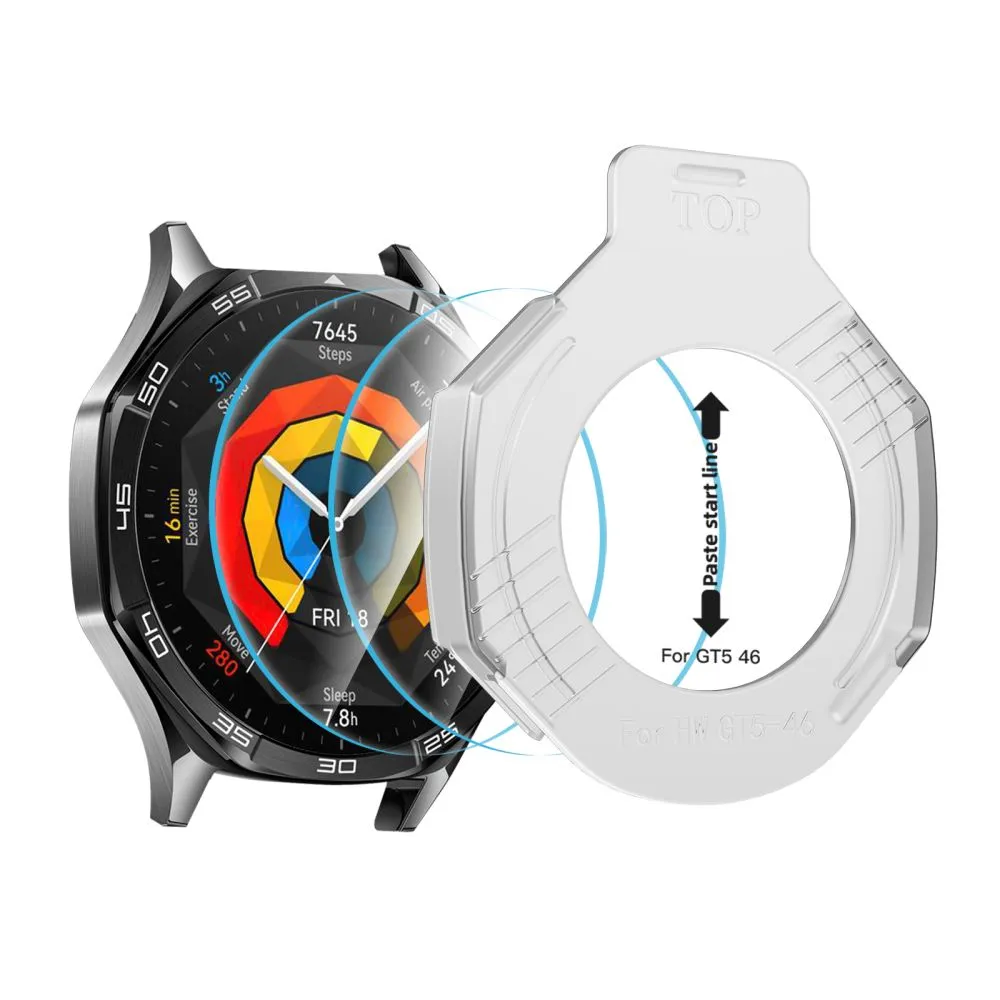 Huawei Watch GT 5 aizsargstikls TECH-PROTECT EASY SET+ 2-PACK (46 MM)