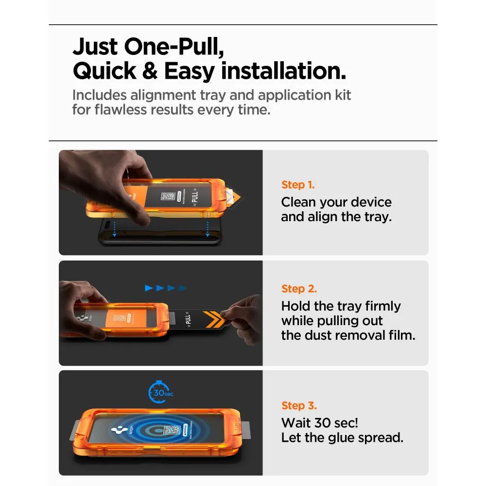 Apple iPhone 17 kaitseklaas  SPIGEN ALM GLAS.TR SLIM 3-PACK