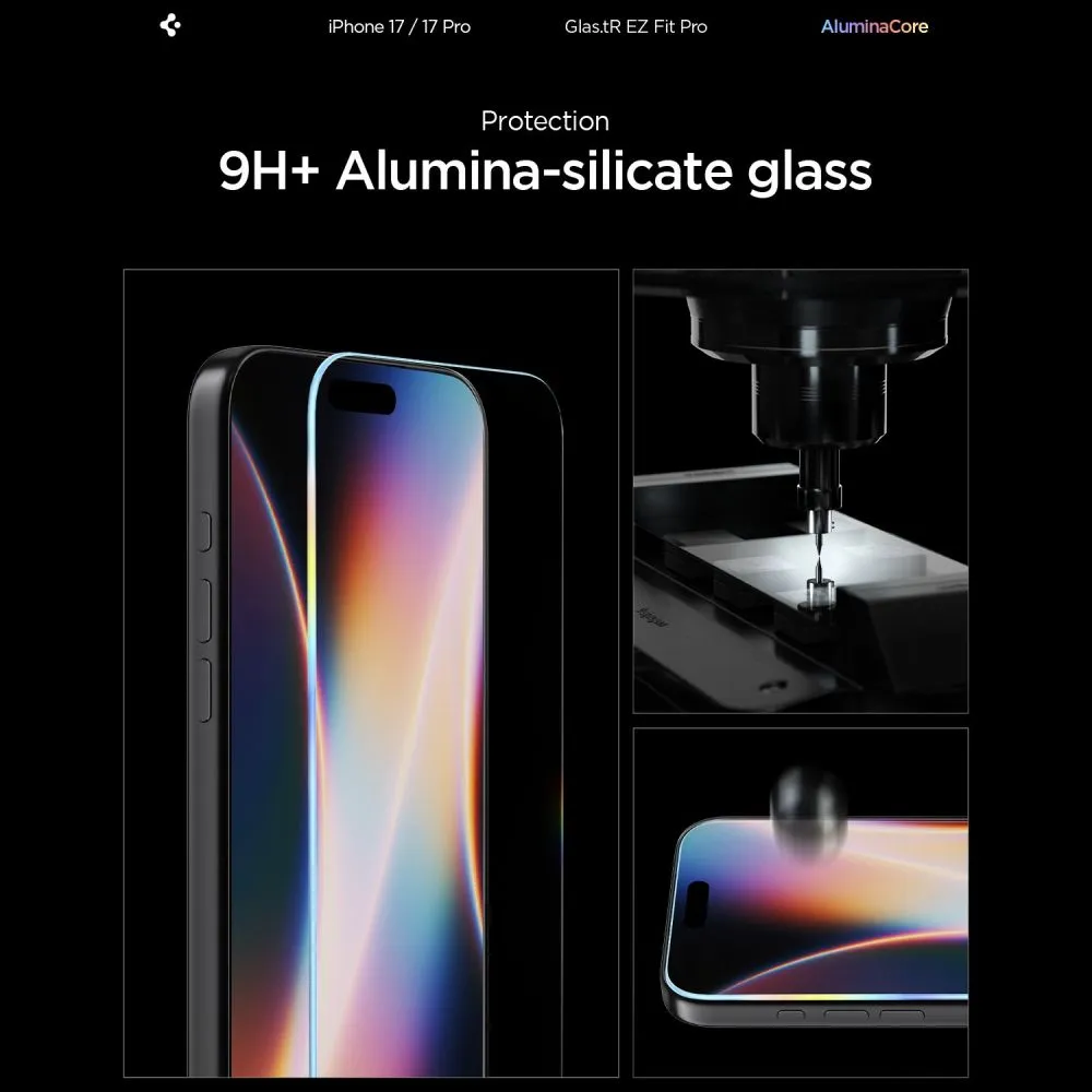 Apple iPhone 17 Aizsargstikls SPIGEN GLAS.TR ”EZ FIT PRO”