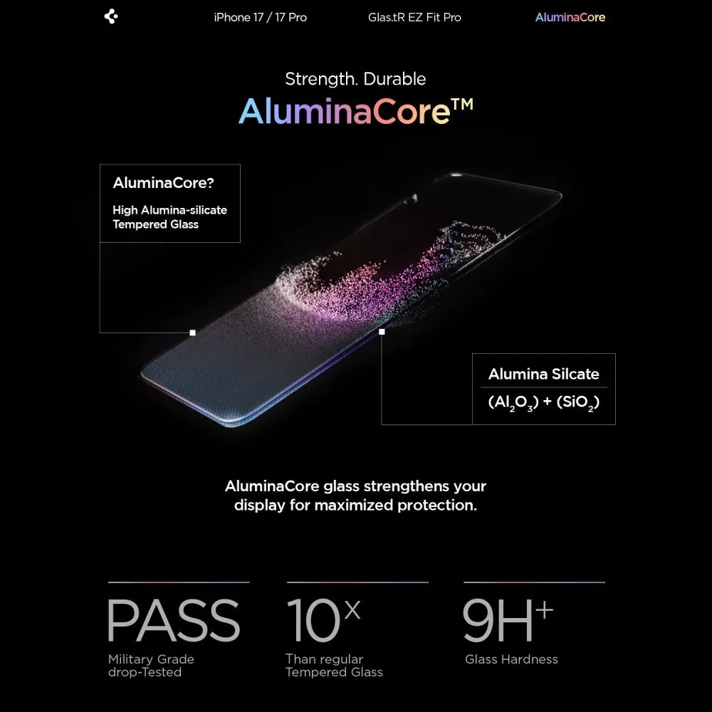 Apple iPhone 17 Aizsargstikls SPIGEN GLAS.TR ”EZ FIT PRO”