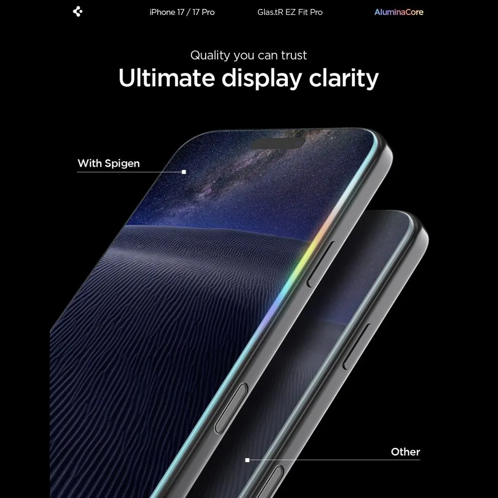 Apple iPhone 17 Aizsargstikls SPIGEN GLAS.TR ”EZ FIT PRO”
