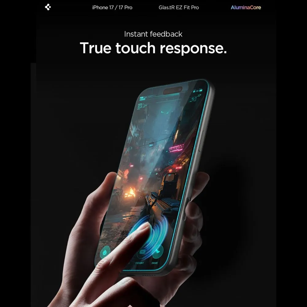Apple iPhone 17 Aizsargstikls SPIGEN GLAS.TR ”EZ FIT PRO”