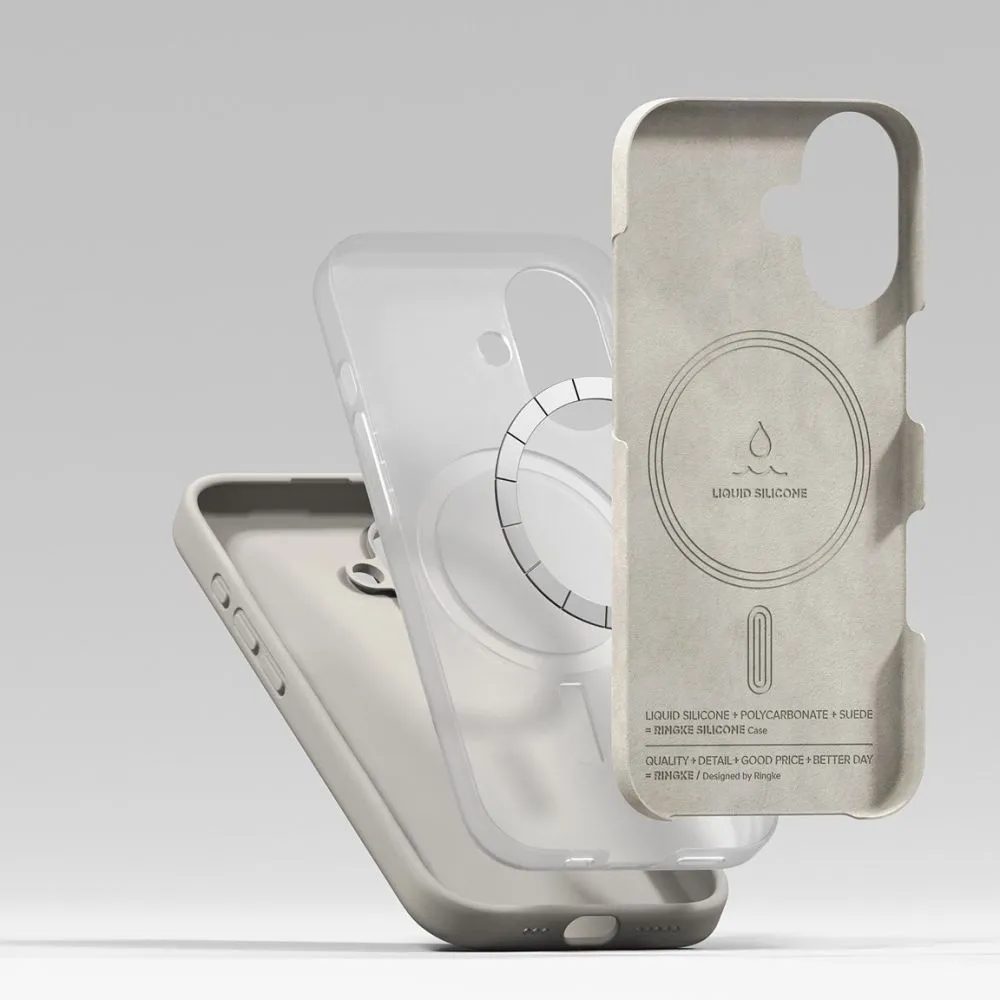 Apple iPhone 17 ümbris  RINGKE SILICONE MAGNETIC MAGSAFE