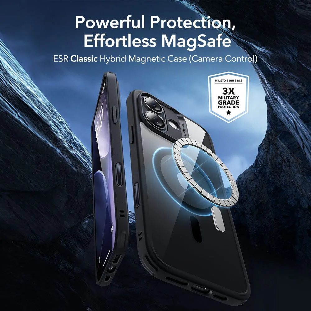 Apple iPhone 17 suojakuori  ESR CLASSIC HYBRID MAGSAFE & TEMPERED GLASS