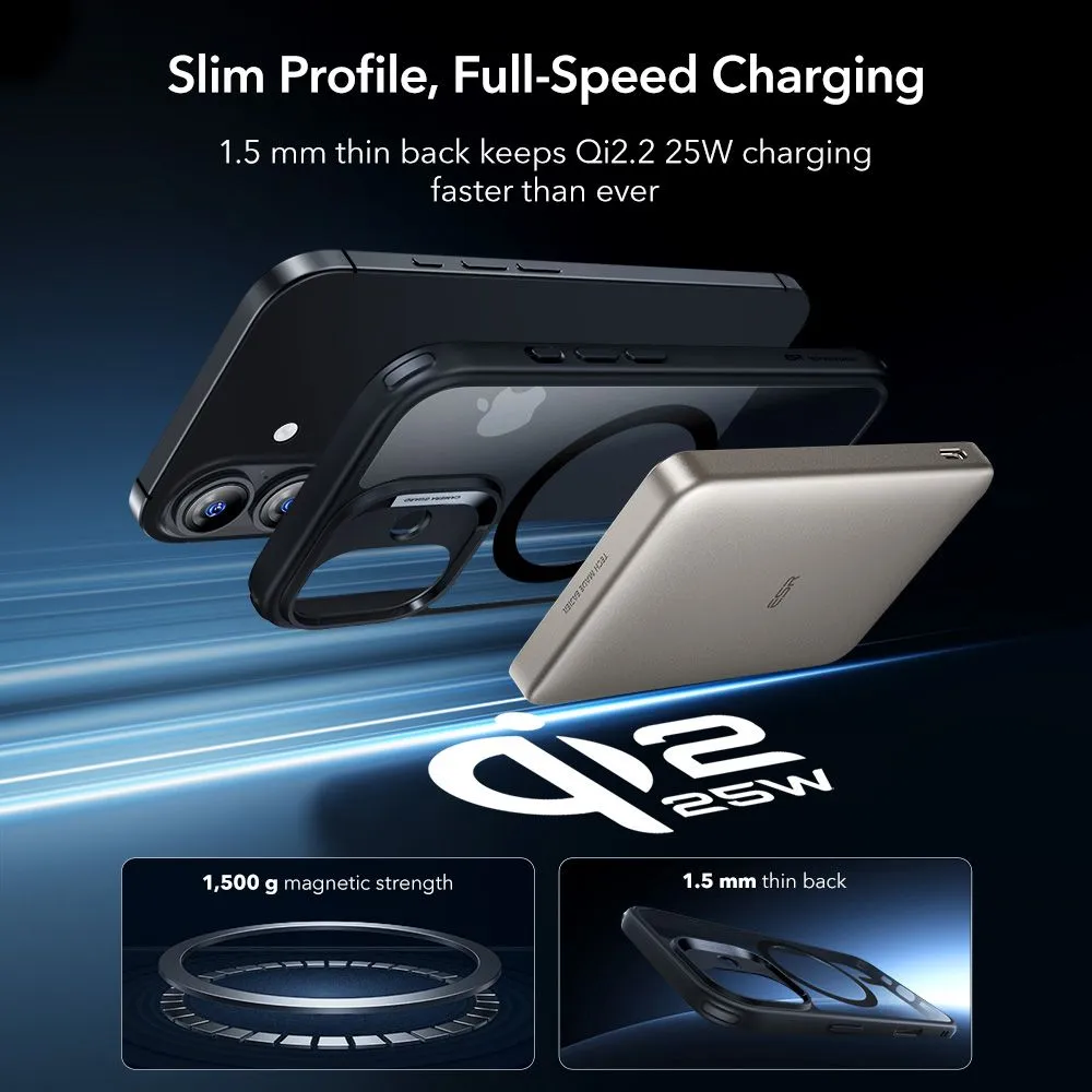 Apple iPhone 17 suojakuori  ESR CLASSIC HYBRID MAGSAFE & TEMPERED GLASS