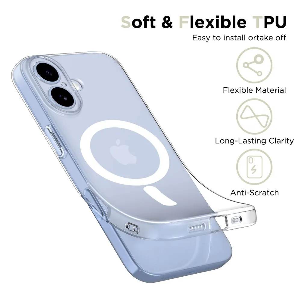 Apple iPhone 17 ümbris läbipaistev TECH-PROTECT FLEXAIR MAGSAFE