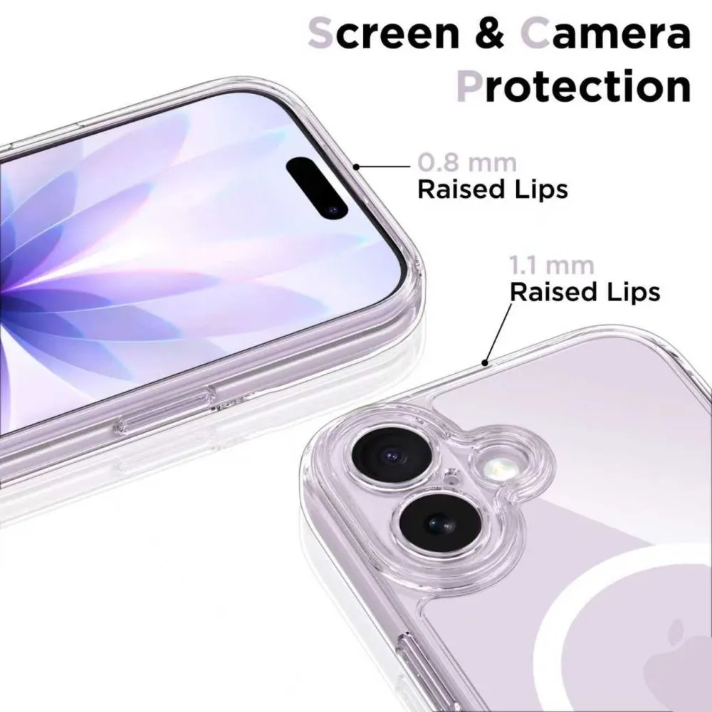 Apple iPhone 17 skal transparent TECH-PROTECT MAGPEAK MAGSAFE CC