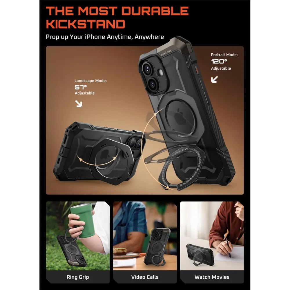 Apple iPhone 17 case black SUPCASE UB GRIP MAG MAGSAFE