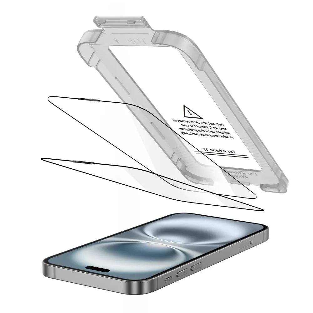Apple iPhone 17 panssarilasi TECH-PROTECT QUICK SET+ 2-PACK