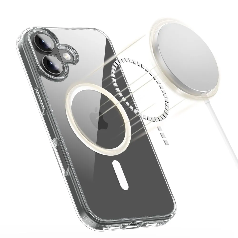 Apple iPhone 17 dėklas skaidrus TECH-PROTECT FLEXAIR HYBRID MAGSAFE