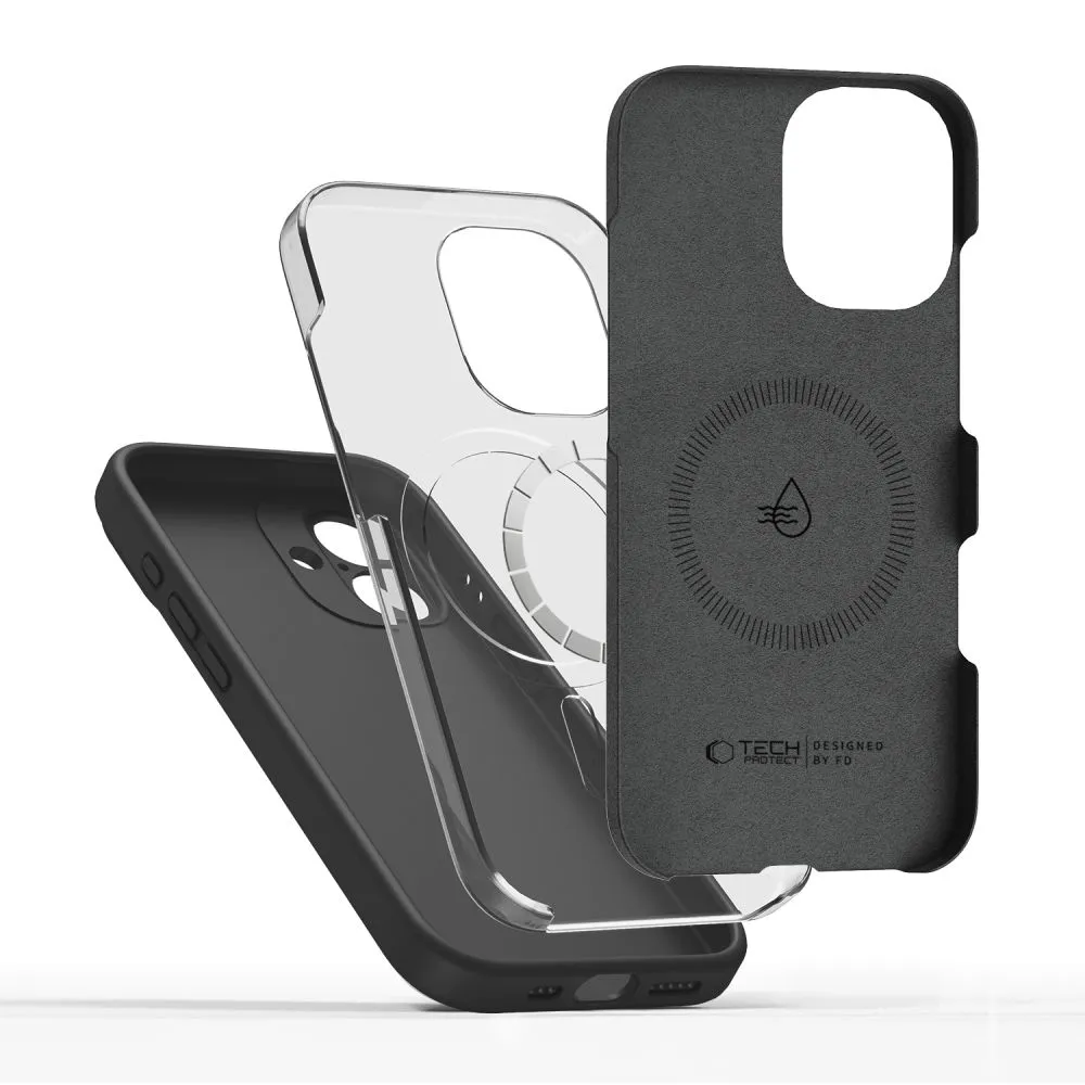 Apple iPhone 17 case black TECH-PROTECT SILICONE MAGSAFE