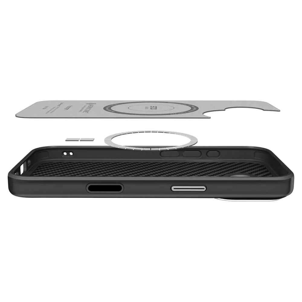 Apple iPhone 17 ümbris must SPIGEN ENZO ARAMID ”T” MAG MAGSAFE