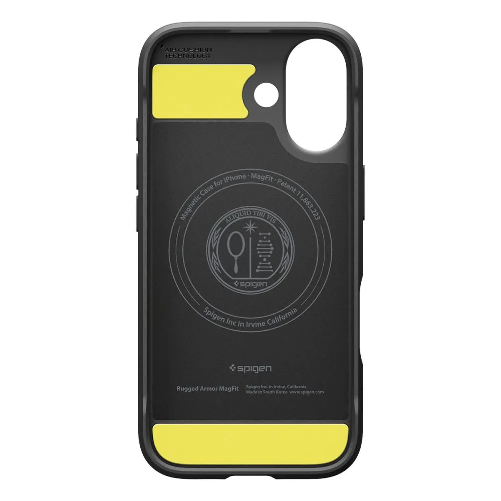 Apple iPhone 17 чехол черный SPIGEN RUGGED ARMOR MAG MAGSAFE