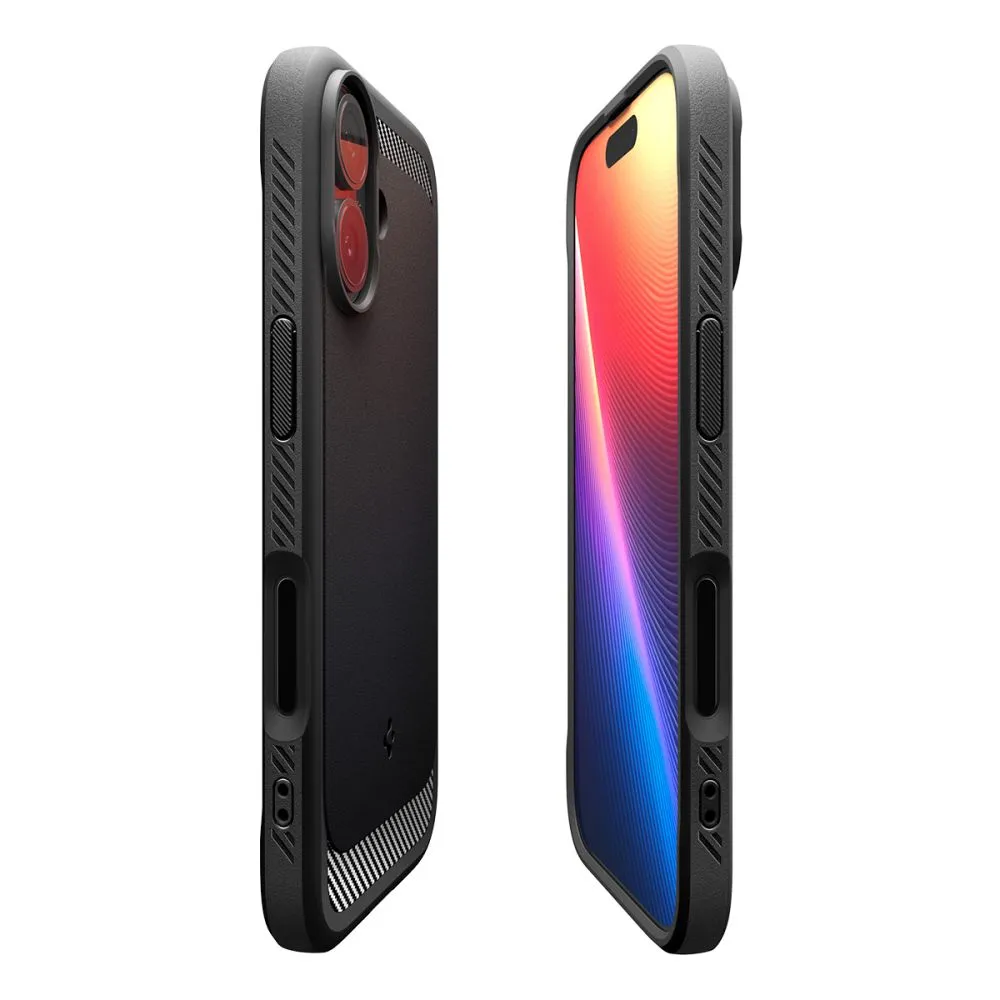 Apple iPhone 17 чехол черный SPIGEN RUGGED ARMOR MAG MAGSAFE