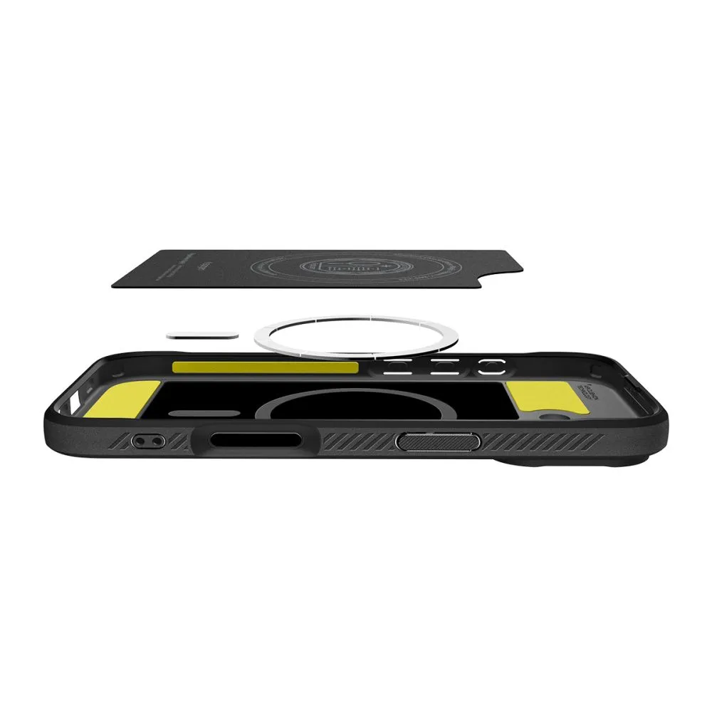 Apple iPhone 17 чехол черный SPIGEN RUGGED ARMOR MAG MAGSAFE