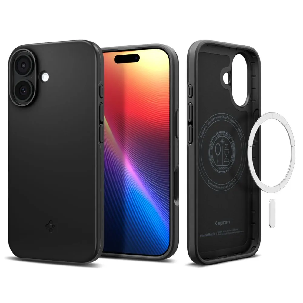 Apple iPhone 17 case black SPIGEN THIN FIT MAG MAGSAFE