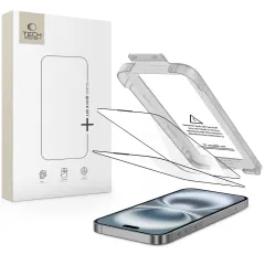 iPhone iPhone 17 aizsargstikls TECH-PROTECT QUICK SET+ 2-PACK Apple iPhone 17