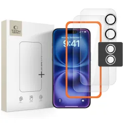 Apple iPhone 17 skärmskydd  TECH-PROTECT EASY SET+ 3-PACK